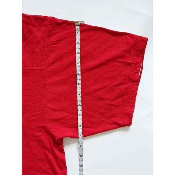 Vtg Popeye Shirt 90s Hip Hop Streetwear Y2K Red Size XL Graphic Tee 1993 King - Picture 8 of 16